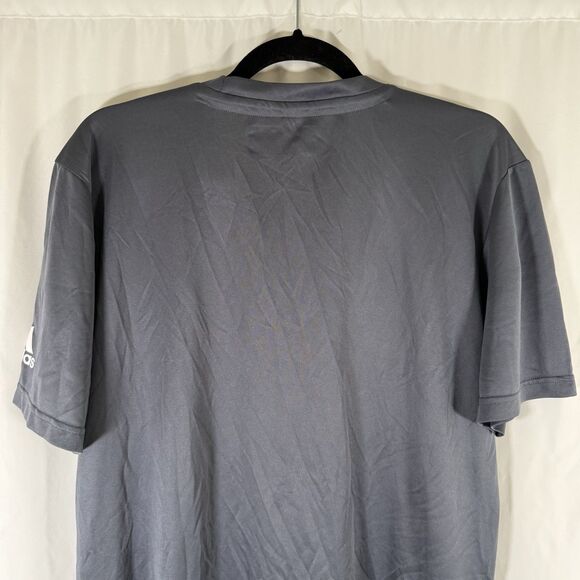 Adidas Sporting KC Shirt Men's Large Grey Short Sleeve Crewneck Athletic - Picture 10 of 11